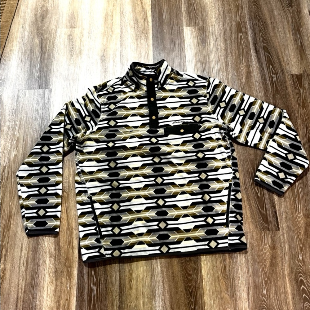 Eddie Bauer TXL Tall Fleece Pullover – Aztec / Southwest Pattern Rare Print
